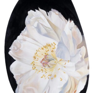 White Peony set with Pebble frame