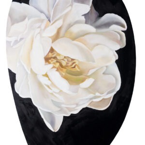 White Peony set with Pebble frame