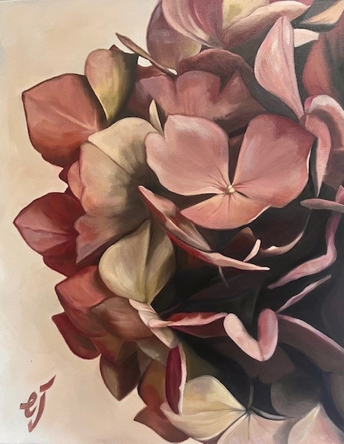 Burgandy Hydrangea