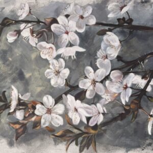 Pinkish White Blossom Branch