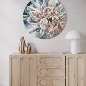 Pink Dahlia Circle