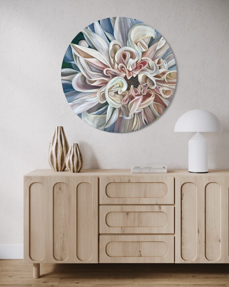 Pink Dahlia Circle