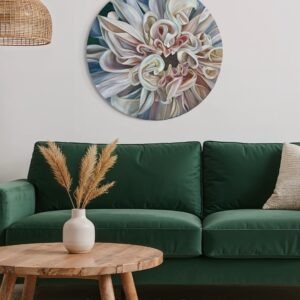 Pink Dahlia Circle