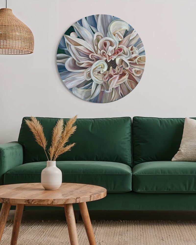 Pink Dahlia Circle
