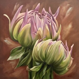 Pink Dahlia Bud