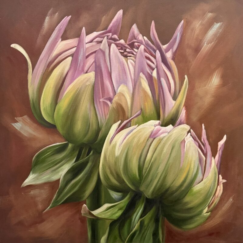 Pink Dahlia Bud