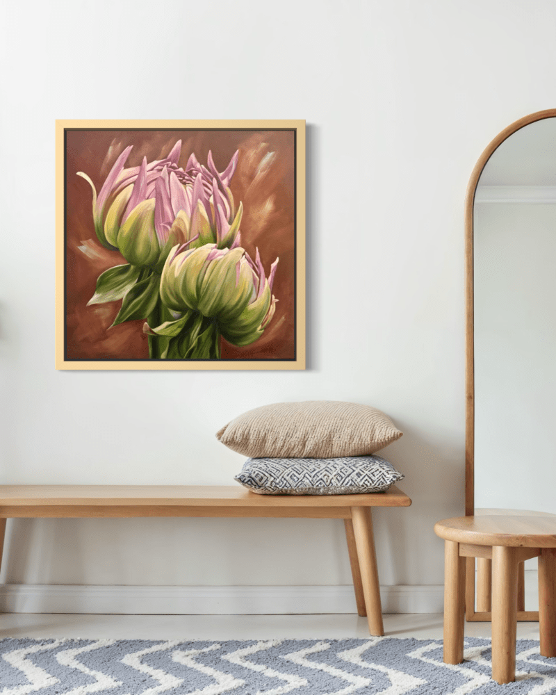 Pink Dahlia Bud